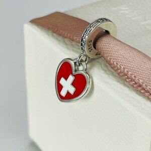 Pandora Switzerland Flag Exclusive Charm Pendant